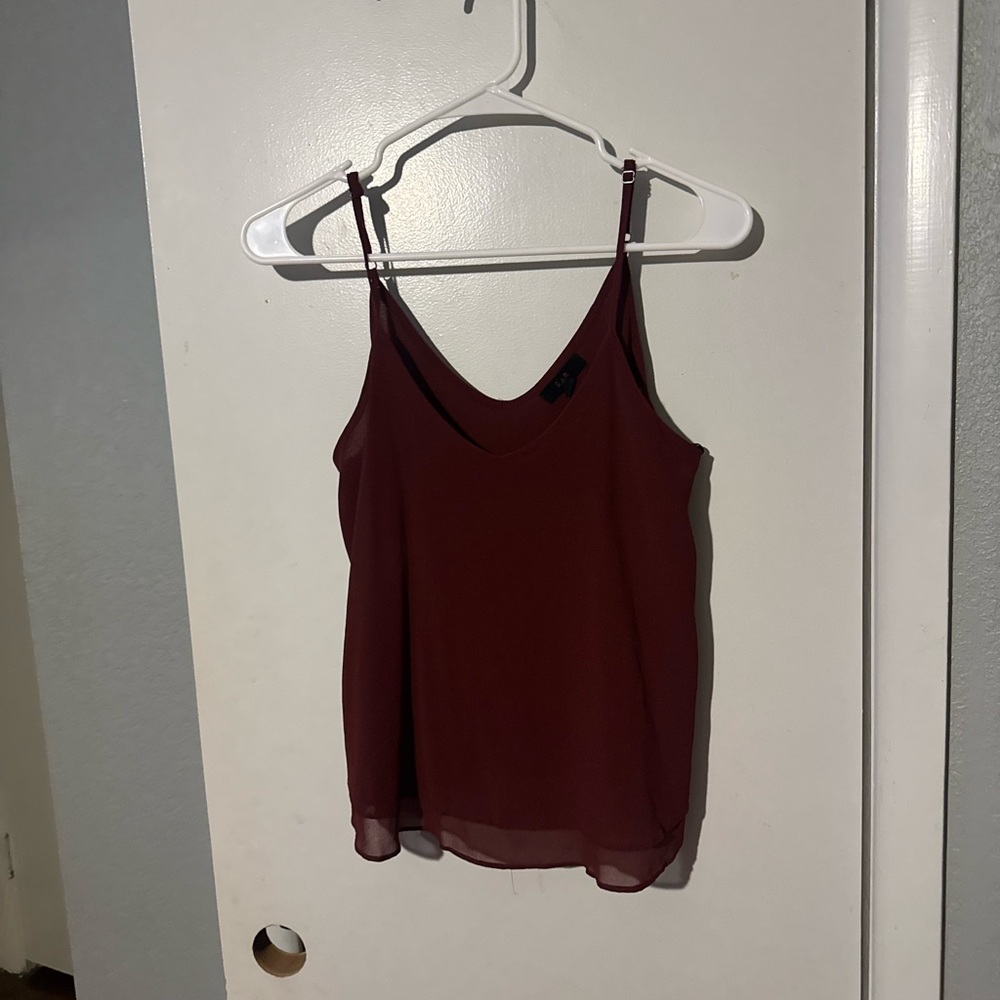 Express Burgundy Camisole Top